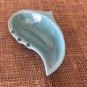 Vintage Gilmor turquoise ashtray